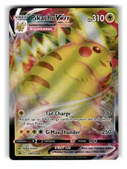 Pikachu VMAX SWSH286 Holo Promo Sword & Shield Promo Pokemon Near Mint - Image 1