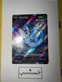 🔥 Vaporeon V SWSH181 Holo Rare Promo Sword & Shield Promo Pokemon Near Mint - Image 4