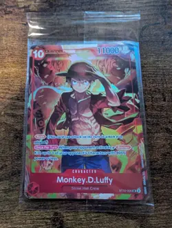 Monkey D. Luffy ST10-006 Alt Art SR Promo Sealed Pack Fresh One Piece Card - Image 1