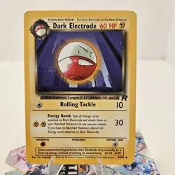 Dark Electrode | Team Rocket 34/82 | Vintage 2000 Pokemon Card | Excellent - Image 1