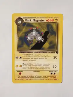 POKEMON CARD DARK MAGNETON TEAM ROCKET 28/82 VINTAGE 1999 - 2000 IN GOOD CON - Image 1