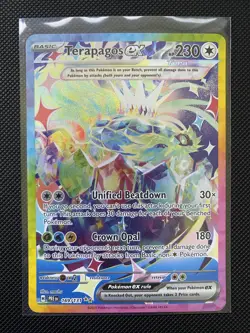 Terapagos EX Prismatic Evolutions Holo Card 169/131 Mint Condition - Image 1