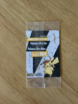 Pokemon Ash's Pikachu Promo Card SM108 Sealed Pack 2017 Sun & Moon English - Image 2