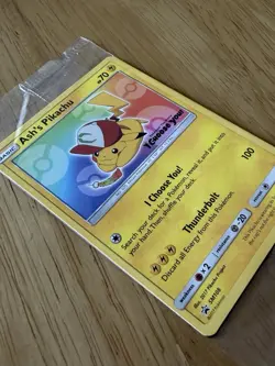 Pokemon Ash's Pikachu Promo Card SM108 Sealed Pack 2017 Sun & Moon English - Image 3