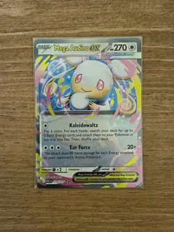 Mega Audino Ex 172/217 Double Rare Holo Card - Pokemon Ascended Heroes Near Mint - Image 1