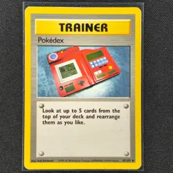 Pokedex - 87/102 - Uncommon - Base Set - Pokemon Card - MP - Image 1