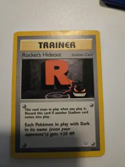 Rocket’s Hideout 63/64 | Neo Revelation | Non Holo Trainer Card NM - Image 1