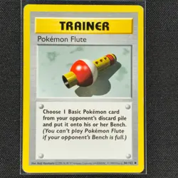 Pokemon Flute - 86/102 - Uncommon - Base Set - Pokemon Card - MP - Image 1