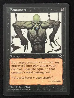 1x MTG Reanimate - Tempest (TMP) - Magic the Gathering - Image 1