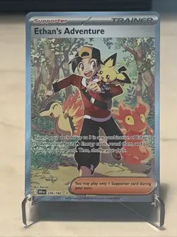Pokemon TCG: Destined Rivals - Ethan’s Adventure SIR 236/182 - Image 1