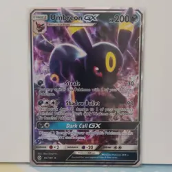 Pokemon Umbreon GX 80/149 SM Base Set Ultra Rare Holo HP 200 - Image 1