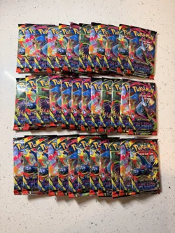 Lot of (27) Pokemon TCG Phantasmal Flames Booster Packs SEALED - Image 1