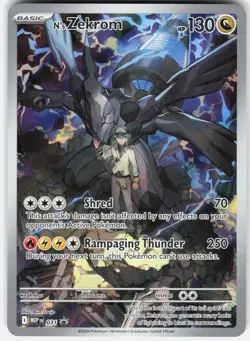 Pokemon N's Zekrom (Pokemon Center Exclusive) 031 Holo ME: Mega Evolution L - Image 1