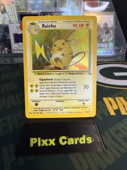 Pokemon Raichu 14/62 Holo HP- Please See Photos - Image 1