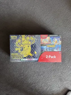 Pokemon Surging Sparks ETB Elite Trainer Box + Booster Bundle Costco - sealed - Image 1