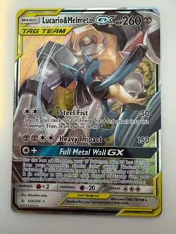 Lucario & Melmetal GX (120/214) - Unbroken Bonds Tag Team - Pokemon TCG - Image 1