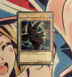 YUGIOH DARK MAGICIAN SECRET RARE SBC1-ENG01 1st EDITION NM - Image 1