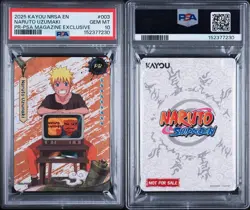 Kayou Naruto Uzumaki #003 2025 PSA Magazine Exclusive Promo Card - PSA 10 - Image 1