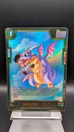 Son Gohan Youth FB08-056 Alternate Art Saiyan's Pride Dragon Ball English Card - Image 1