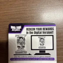 Digital Code Cards X 57 Dragon Ball Super Fusion World Manga Booster 01 SB01 - Image 2