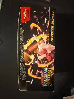 Paldean Fates Booster Bundle Display - EMPTY BOX WITH 9 EMPTY BUNDLES NO CARDS - Image 3