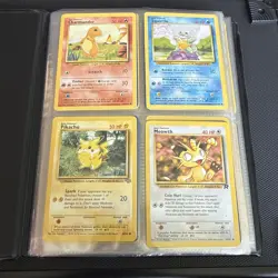 Pokemon Card Collection Binder – WOTC Base/Jungle/Fossil/Team Rocket 100+ Cards - Image 1
