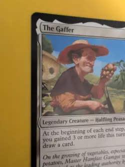 The Gaffer. Rare Halfling Peasent. LTC Magic the Gathering Card. - Image 4