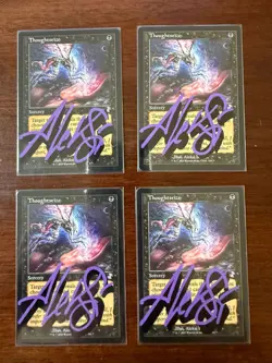 MTG magic the gathering - Thoughtseize signed Alexsi Briclot - Image 1