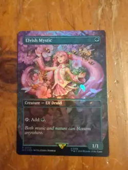 Elvish Mystic (0805) (Rainbow Foil) Secret Lair Drop Foil - Image 1