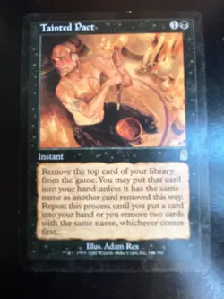 MTG Magic The Gathering - Tainted Pact - Odyssey - MP - FREE SHIPPING - Image 1