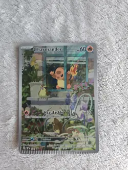 Pokemon TCG Scarlet & Violet Charmander 044 Holo Promo CRIMPED READ DESCRIPTION - Image 1