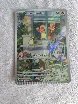 Pokemon TCG Scarlet & Violet Charmander 044 Holo Promo CRIMPED READ DESCRIPTION - Image 2