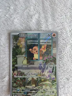 Pokemon TCG Scarlet & Violet Charmander 044 Holo Promo CRIMPED READ DESCRIPTION - Image 3