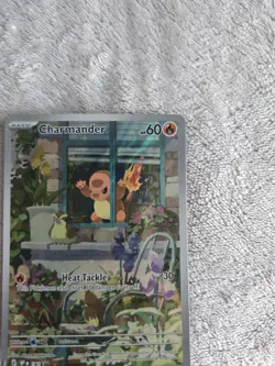 Pokemon TCG Scarlet & Violet Charmander 044 Holo Promo CRIMPED READ DESCRIPTION - Image 4