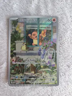 Pokemon TCG Scarlet & Violet Charmander 044 Holo Promo CRIMPED READ DESCRIPTION - Image 5