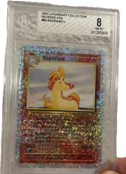 Pokemon Rapidash Legendary (Collection) Reverse Holo 2002 NM Near Mint BGS 8 - Image 1