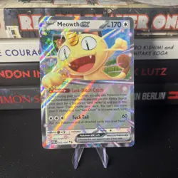 Meowth ex 062/088 Double Rare Perfect Order Pokemon Near Mint - Image 1