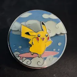 2021 Pokemon Celebrations Flying & Surfing Pikachu Official Pokemon Spinner Pin - Image 1