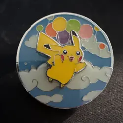 2021 Pokemon Celebrations Flying & Surfing Pikachu Official Pokemon Spinner Pin - Image 2