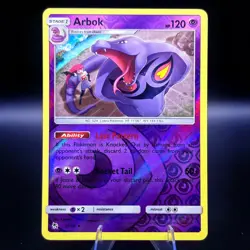 POKEMON ARBOK 27/68 REVERSE HOLO HIDDEN FATES NEAR MINT - Image 1