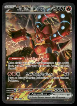 Pokemon Cards Volcanion ex 182/159 Journey Together Special IR NM *2 - Image 1