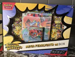 Pokemon Mega Evolution Ascended Heroes Feraligatr & Meganium Ex 2 Box Lot - Image 2