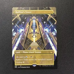 Raffine's Tower (Borderless) Streets of New Capenna Regular Rare NM MTG 292 - Image 1