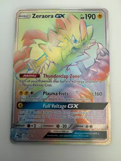 Zeraora GX 221/214 - Lost Thunder - Rainbow Rare - Pokemon TCG - Image 1