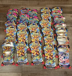 Pokemon Chaos Rising Sleeved Booster Packs Lot Of 30 SHIPS TODAY - Image 1