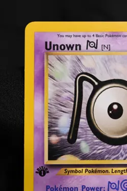 Unown [N] 1st Edition 50/75 NM Neo Discovery Regular Pokemon TCG Near Mint - Image 3