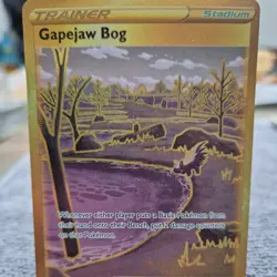 Pokemon - Gapejaw Bog - 213/195 - Silver Tempest - Holo - Secret Rare - Image 3