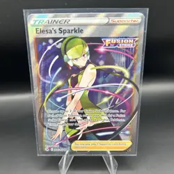 Pokemon TCG Elesa's Sparkle Fusion Strike Holo Card 260/264 Full Art Ultra Rare - Image 1