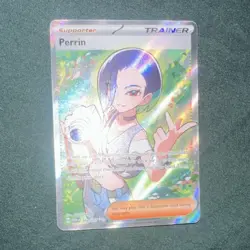 Pokemon Perrin Twilight Masquerade Ultra Rare Full Art Trainer Holo 209/167 - Image 1