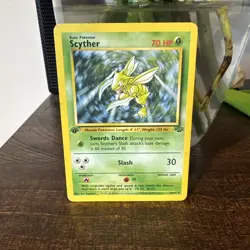 Scyther 1st Edition Non-Holo Jungle (1999) 26/64 WOTC NMT/LP Pokemon TCG - Image 1